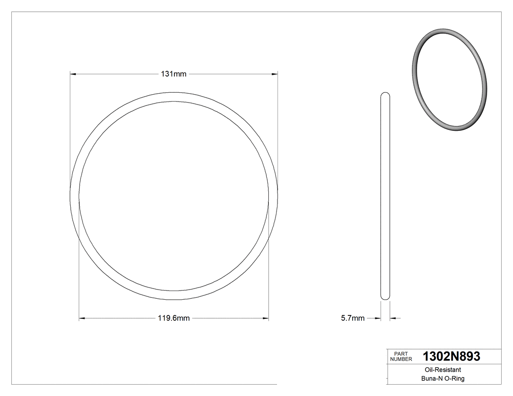 Technical drawing - 1302N893